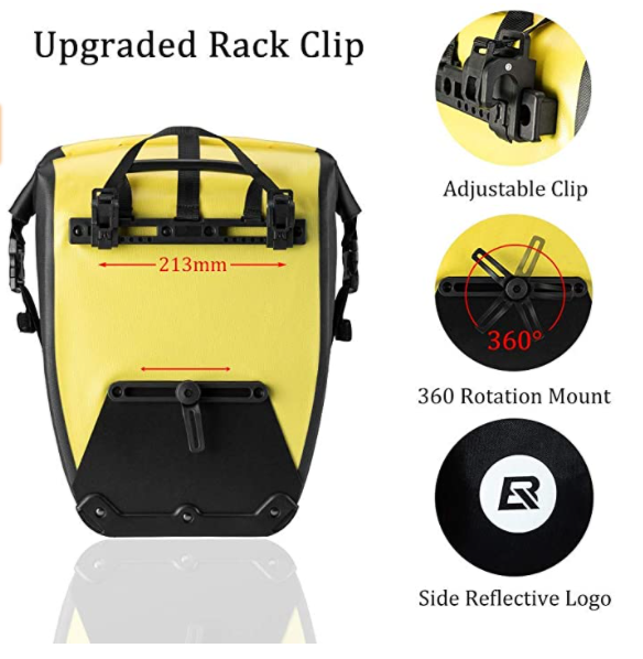 ROCKBROS AS-002-1 Bolsa para bicicletas 27 L Bolsa de transporte