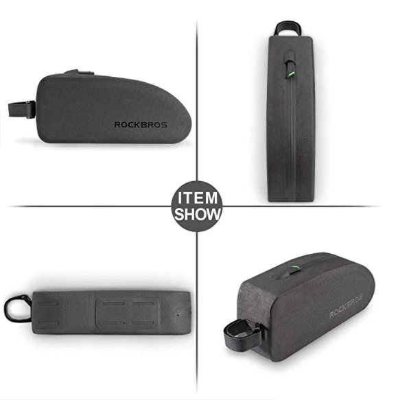 ROCKBROS AS-019 Bolsa para marco de bicicleta 1L con 1x cremallera