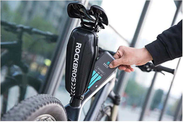ROCKBROS B6 Bolsa Cuadro Bicicleta Impermeable Negro L 1.5L / M 1.1L