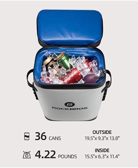 ROCKBROS BX-004 Bolsa Nevera Impermeable Caja Aislada 17L