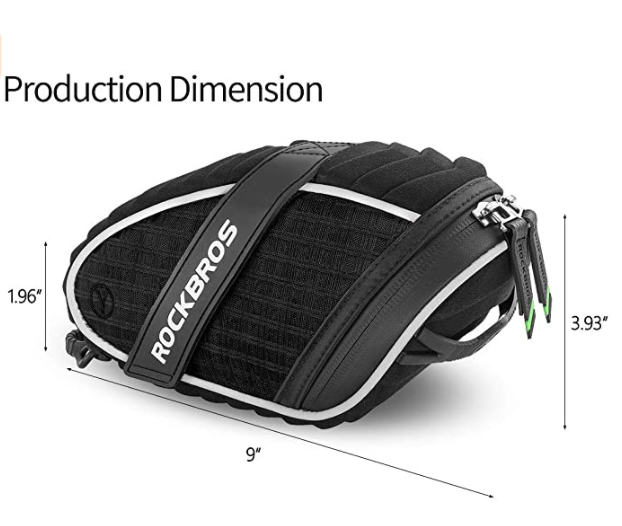 ROCKBROS C16 Bolsas de sillín de bicicleta reflectantes