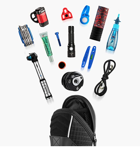 ROCKBROS C16 Bolsas de sillín de bicicleta reflectantes