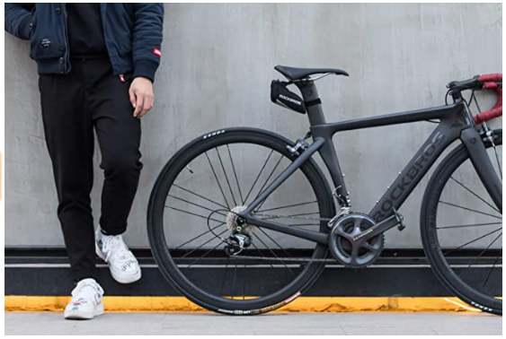 ROCKBROS C28-1 Bolsa de sillín de bicicleta con correas de sujeción