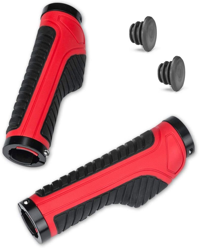 ROCKBROS Puños Ergonómicos para Manillar de Bicicleta Antideslizantes 22mm