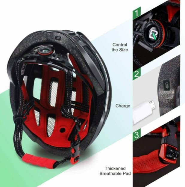 Rockbros Casco de bicicleta de Tamaño 57-62 cm Casco de bicicleta multifunción