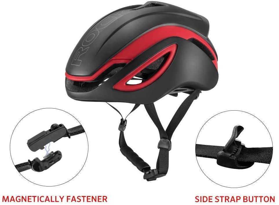 ROCKBROS HC-52 Casco de ciclista robusto negro
