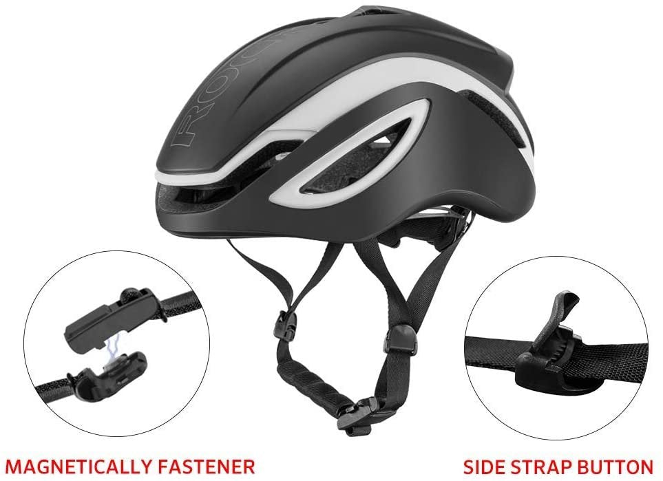 ROCKBROS HC-52 Casco de ciclista robusto negro