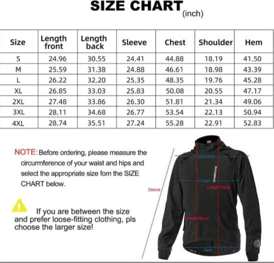 ROCKBROS Chaqueta para ciclismo al aire libre