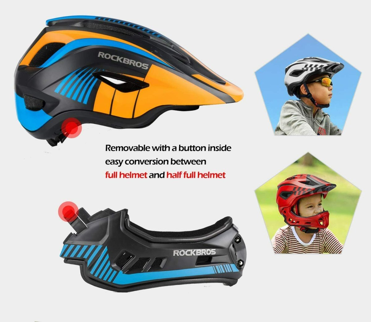 ROCKBROS Casco de bicicleta HC-52C Aurora