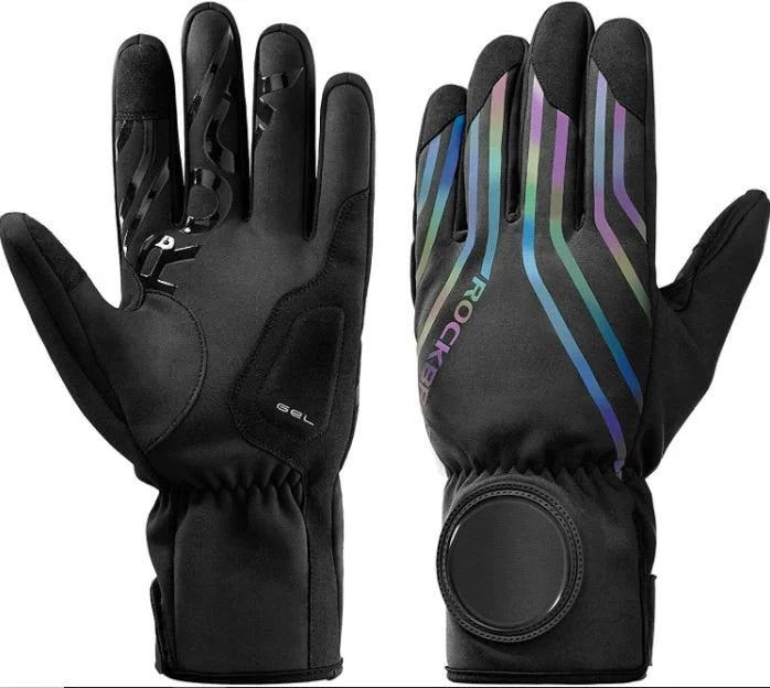ROCKBROS Guantes de invierno para moto y ciclismo