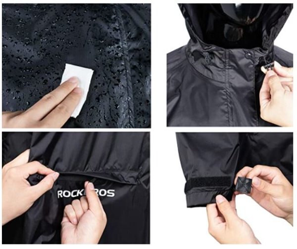 ROCKBROS Chubasquero chubasquero impermeable hombre mujer unisex