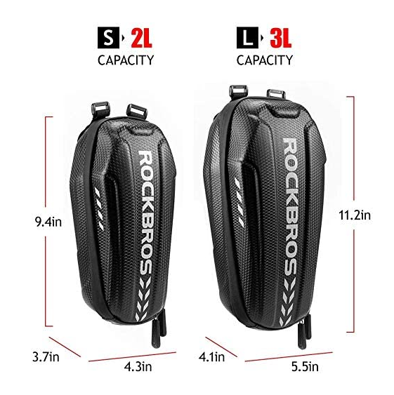 ROCKBROS Bolsa para manillar de scooter impermeable 2L