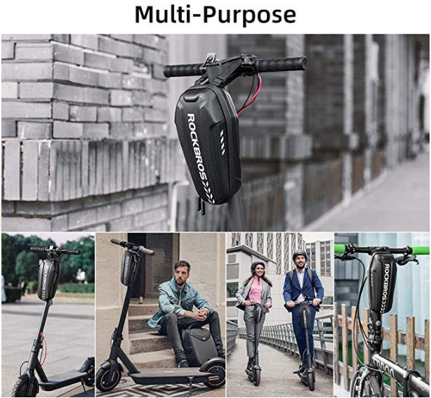 ROCKBROS Bolsa para manillar de scooter impermeable 2L