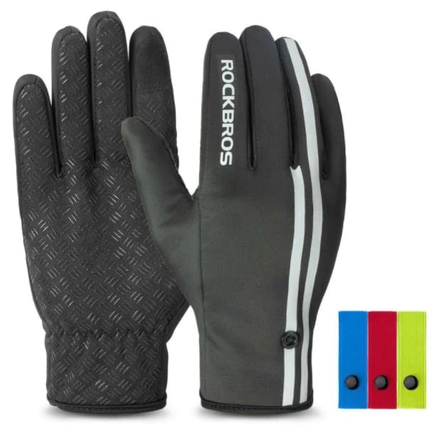 ROCKBROS Guantes Dedos Enteros Ciclismo Guantes Pantalla Táctil Carretera