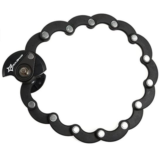 ROCKBROS WL798BK Mini cerradura antirrobo plegable Negro