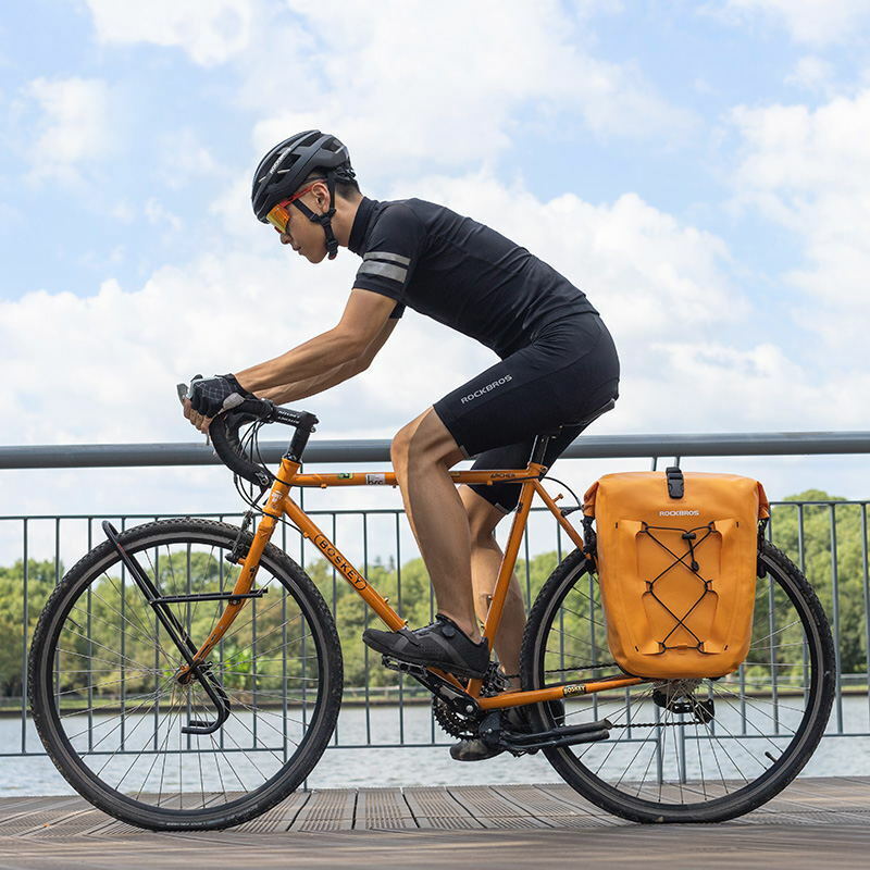 ROCKBROS bolsa portaequipajes impermeable alforjas bolsa de bicicleta 25L 5 colores