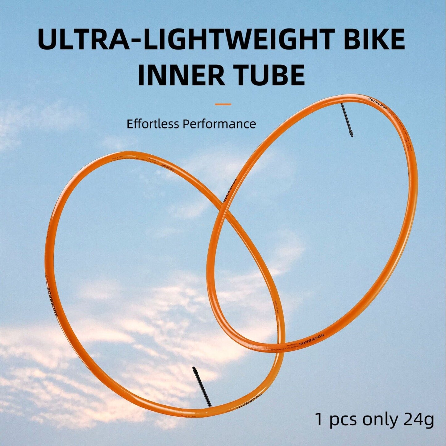 Cámara de bicicleta ROCKBROS 700 x 18-32C 35g TPU Válvula Presta bicicleta de carretera
