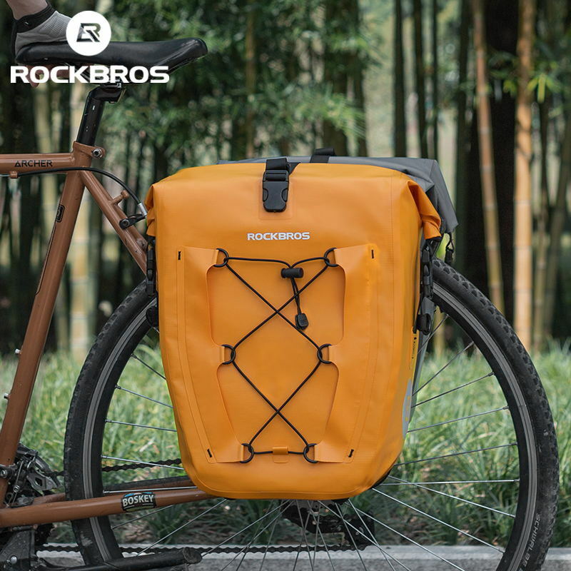 ROCKBROS bolsa portaequipajes impermeable alforjas bolsa de bicicleta 25L 5 colores