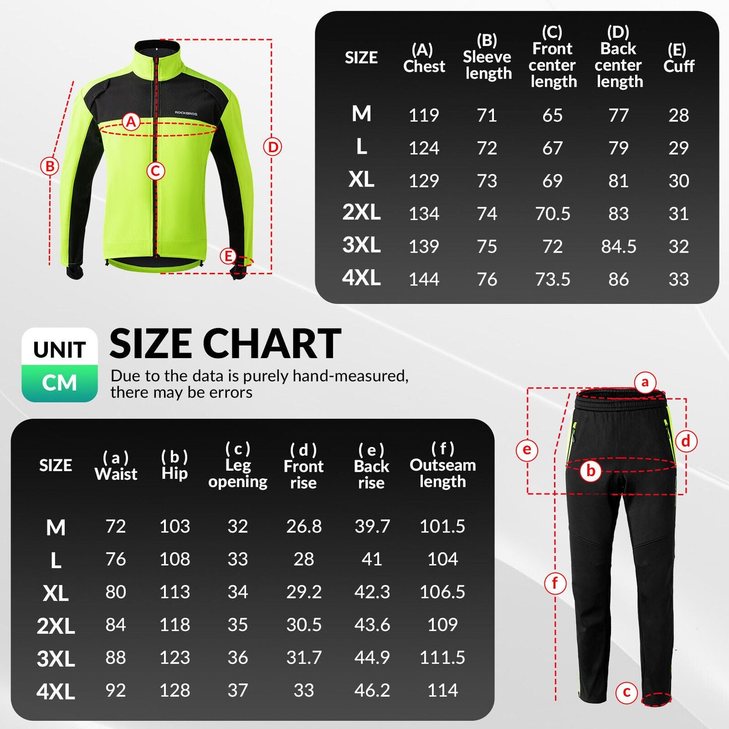 ROCKBROS ropa de ciclismo chaqueta de ciclismo cortavientos a prueba de viento M-4XL