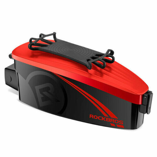 ROCKBROS Bolsa de cuadro con soporte para teléfono móvil de 4-6,5 pulgadas