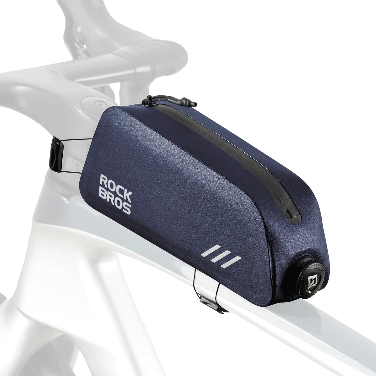 ROCKBROS 0,9L Bolsa de tubo superior de bicicleta Impermeable Cierre giratorio