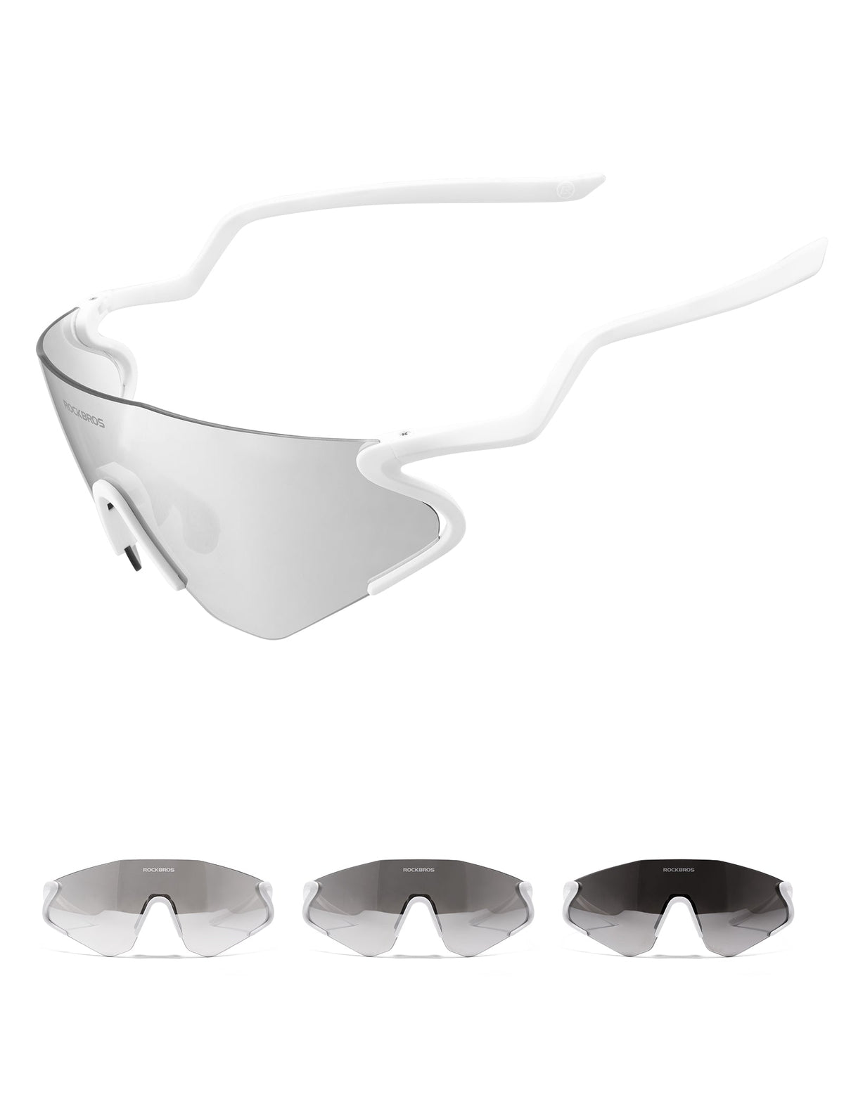 ROCKBROS Gafas de sol fotocromáticas para bicicleta con protección UV400
