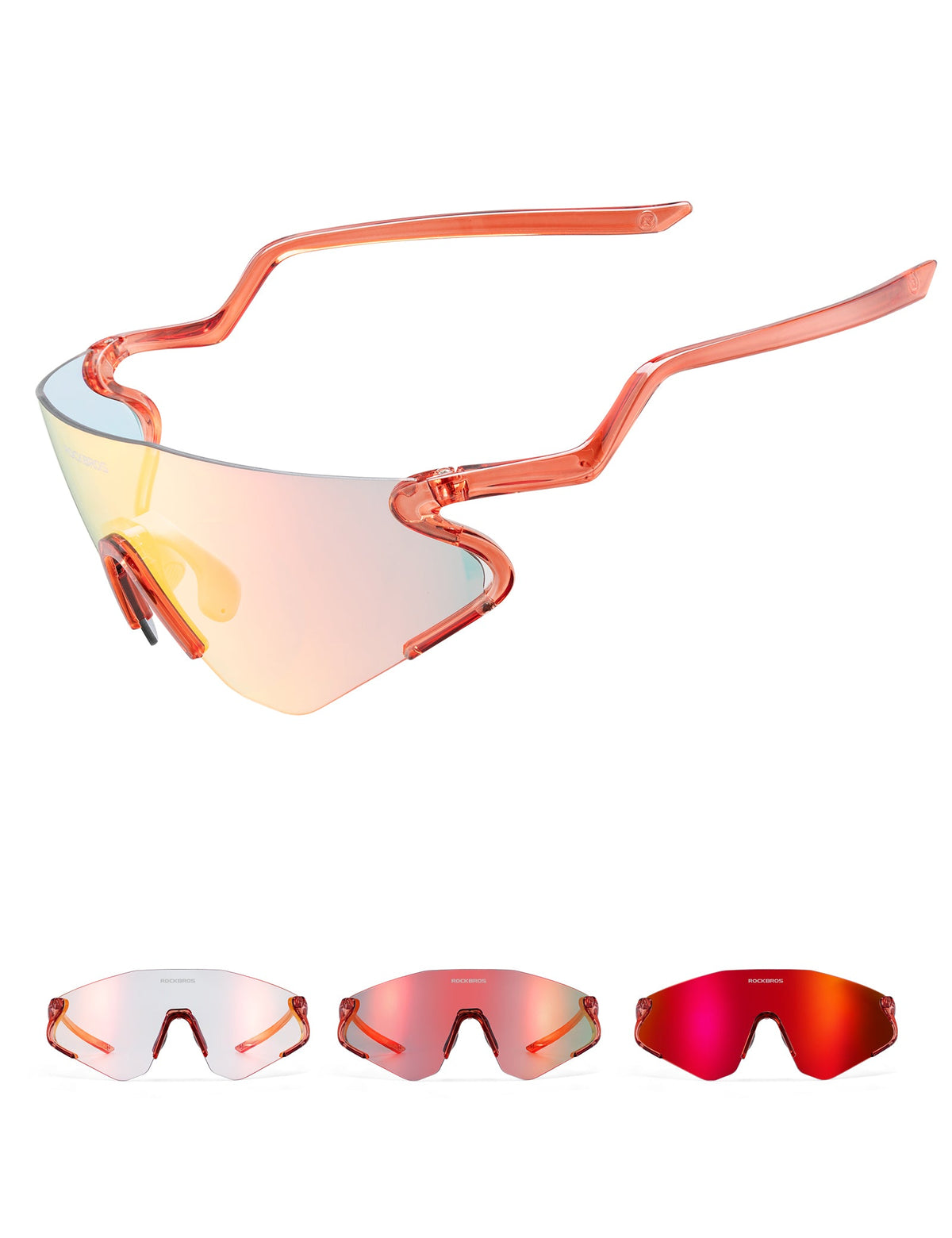 ROCKBROS Gafas de sol fotocromáticas para bicicleta con protección UV400