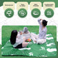 Qunature Manta de Picnic 200x200cm Manta de Camping Estera de Picnic Impermeable al Aire Libre