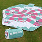 Qunature Manta de Picnic 200x200cm Manta de Camping Estera de Picnic Impermeable al Aire Libre