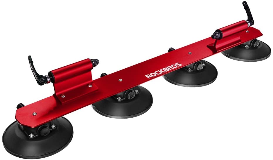 ROCKBROS Portabicicletas Portaequipajes de techo para bicicleta con ventosas de montaje rápido