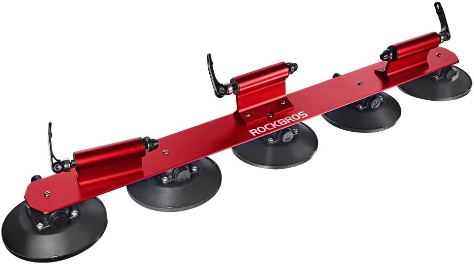 ROCKBROS Portabicicletas Portaequipajes de techo para bicicleta con ventosas de montaje rápido