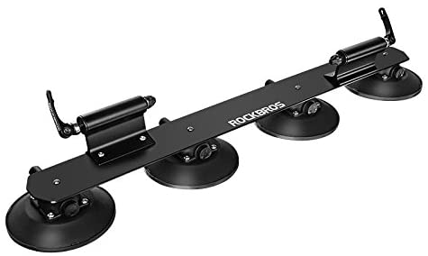 ROCKBROS Portabicicletas Portaequipajes de techo para bicicleta con ventosas de montaje rápido