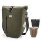 ROCKBROS 15L-20L Bolsa de parrilla para bicicleta 3 en 1