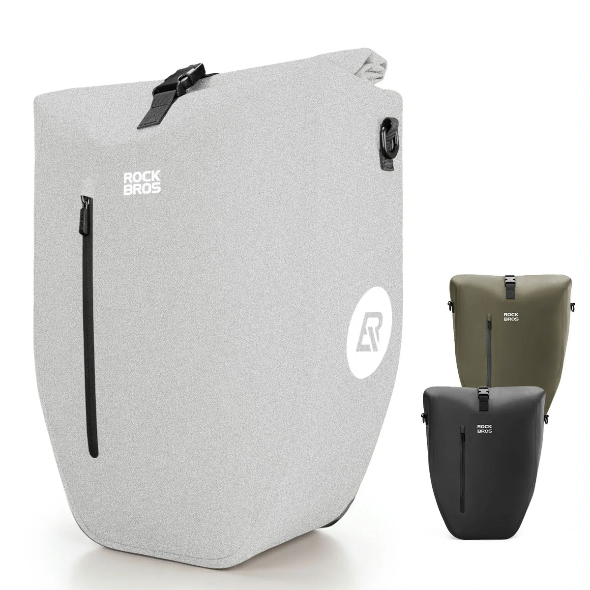 ROCKBROS 15L-20L Bolsa de parrilla para bicicleta 3 en 1