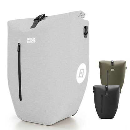 ROCKBROS 15L-20L Bolsa de parrilla para bicicleta 3 en 1