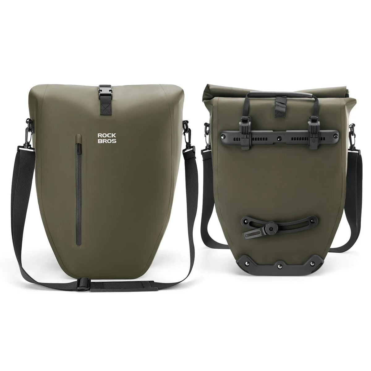 ROCKBROS 15L-20L Bolsa de parrilla para bicicleta 3 en 1