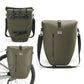 ROCKBROS 15L-20L Bolsa de parrilla para bicicleta 3 en 1