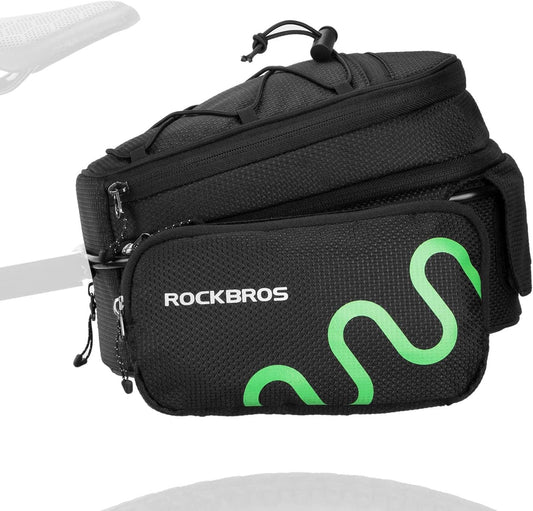 ROCKBROS Bolsa portabicicletas Bolsa para sillín de bicicleta Cierre rápido Expansible 6/8L