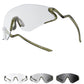 ROCKBROS Gafas de sol fotocromáticas para bicicleta con protección UV400