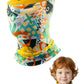 ROCKBROS 2-en-1 Pañuelo de Cuello Infantil & Gorro Doble Buff para el Cuello Calentito Multifuncional