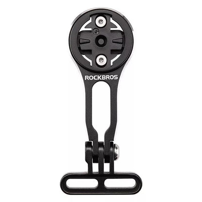 Soporte de ordenador para bicicleta ROCKBROS para Garmin Bryton Wahoo GPS soporte de manillar de aluminio