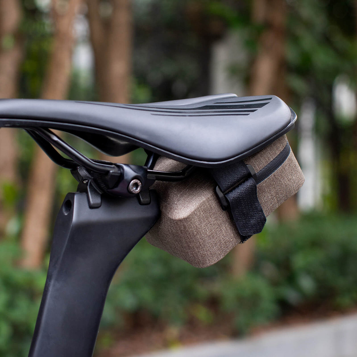 ROCKBROS Bolsa de sillín para bicicleta Ligera Compacta Impermeable Bicicleta de carretera MTB