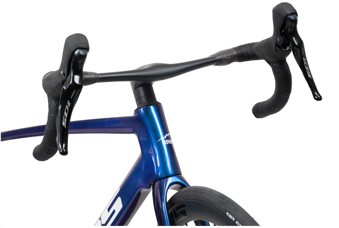 RINOS Bicicleta de carretera de carbono 700C Shimano 105 R7120 24 velocidades Odin4.0
