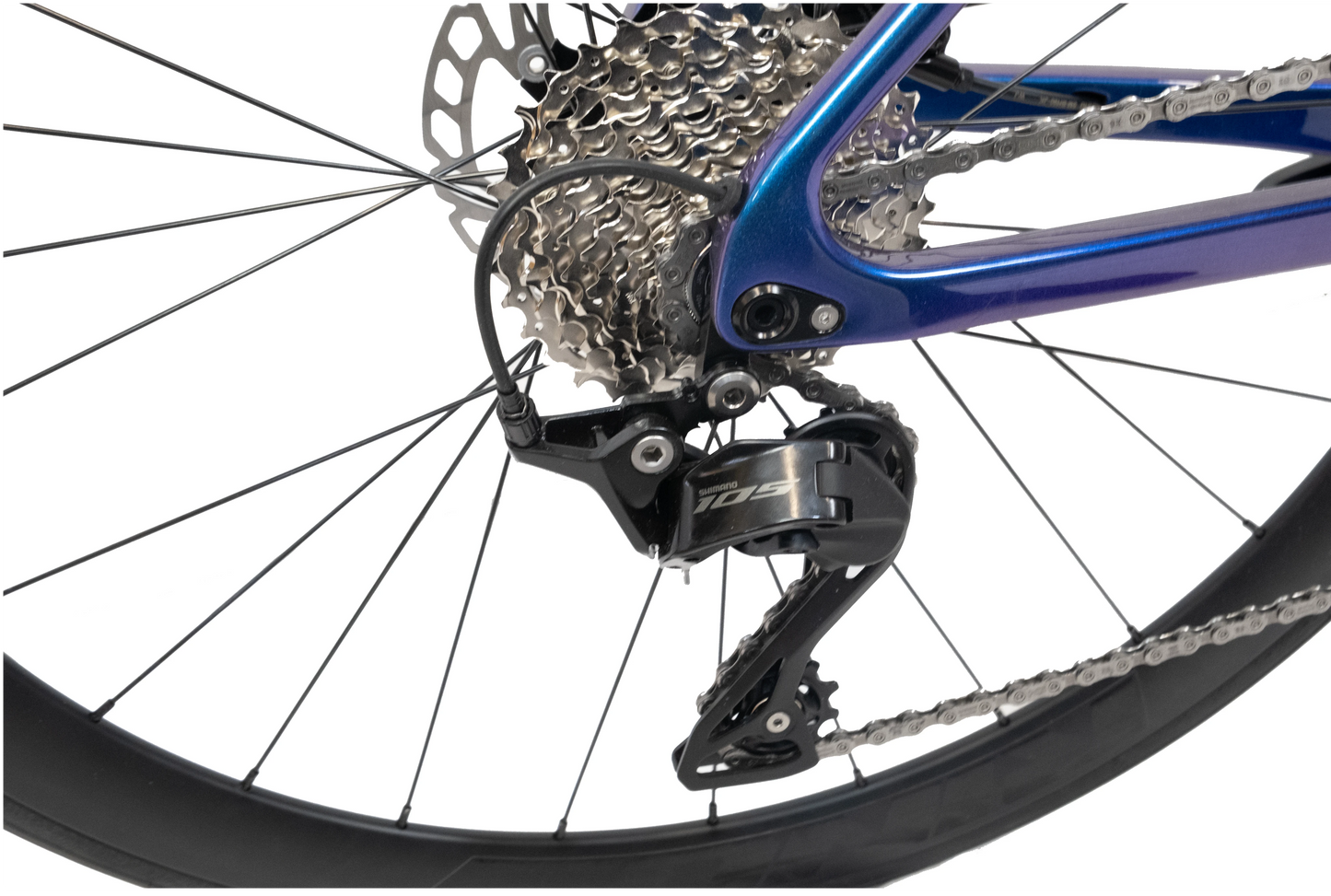 RINOS Bicicleta de carretera de carbono 700C Shimano 105 R7120 24 velocidades Odin4.0