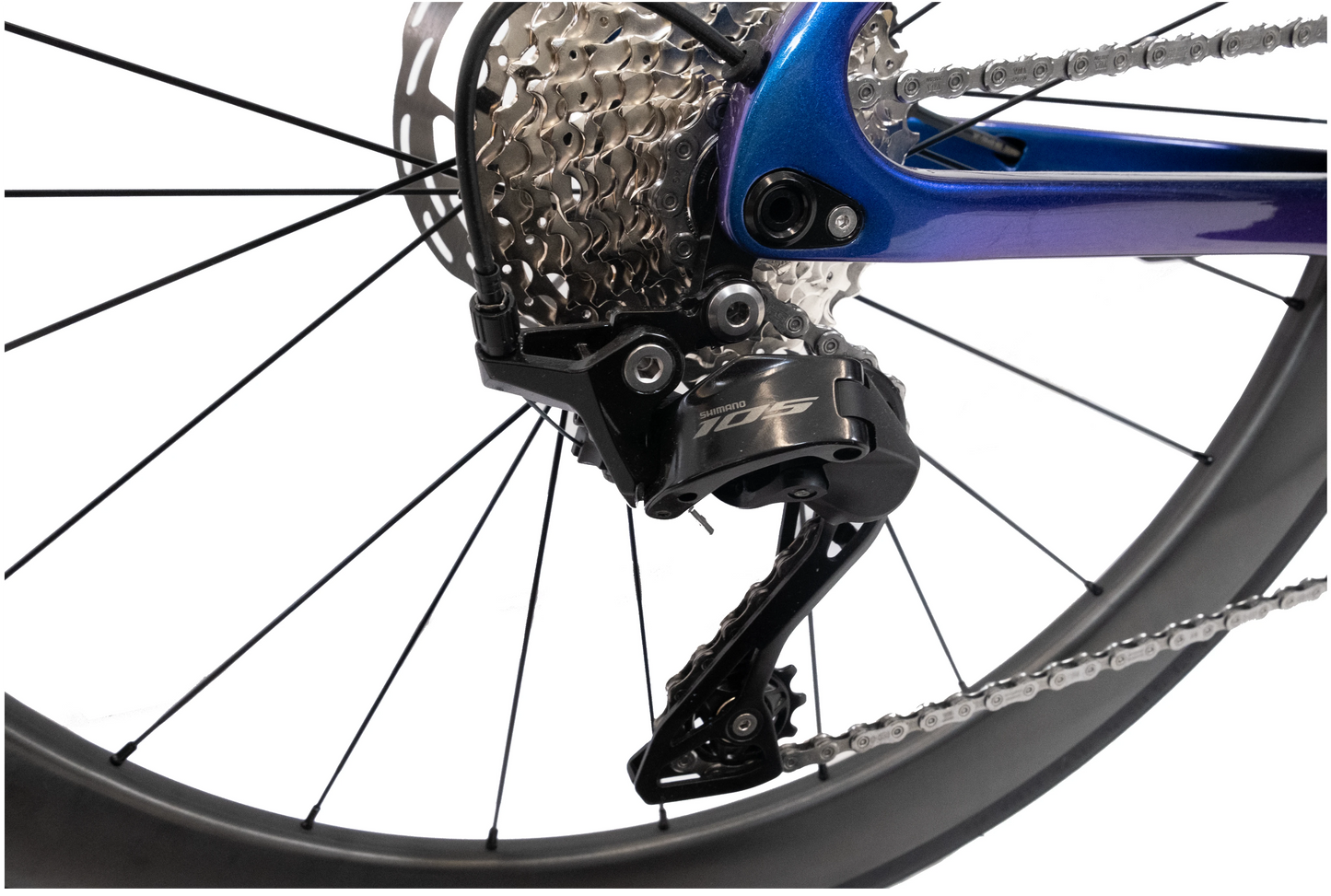 Bicicleta de carretera RINOS con cuadro de fibra de carbono, Odin 4.1, Shimano 105 ST-R7120, 24 marchas