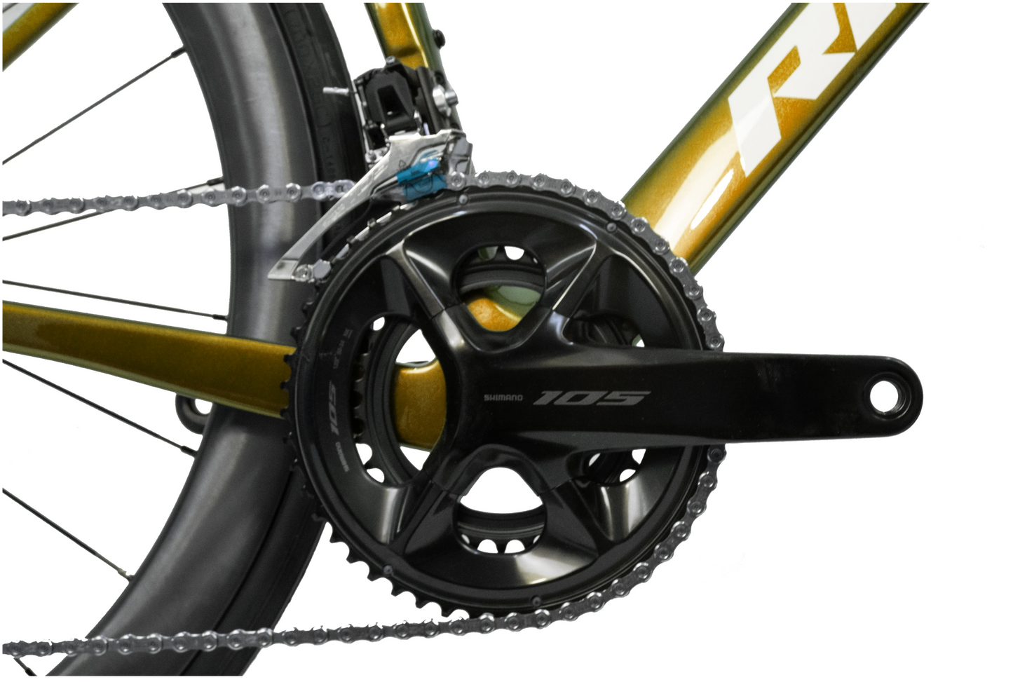 Bicicleta de carretera RINOS con cuadro de fibra de carbono, Odin 4.1, Shimano 105 ST-R7120, 24 marchas