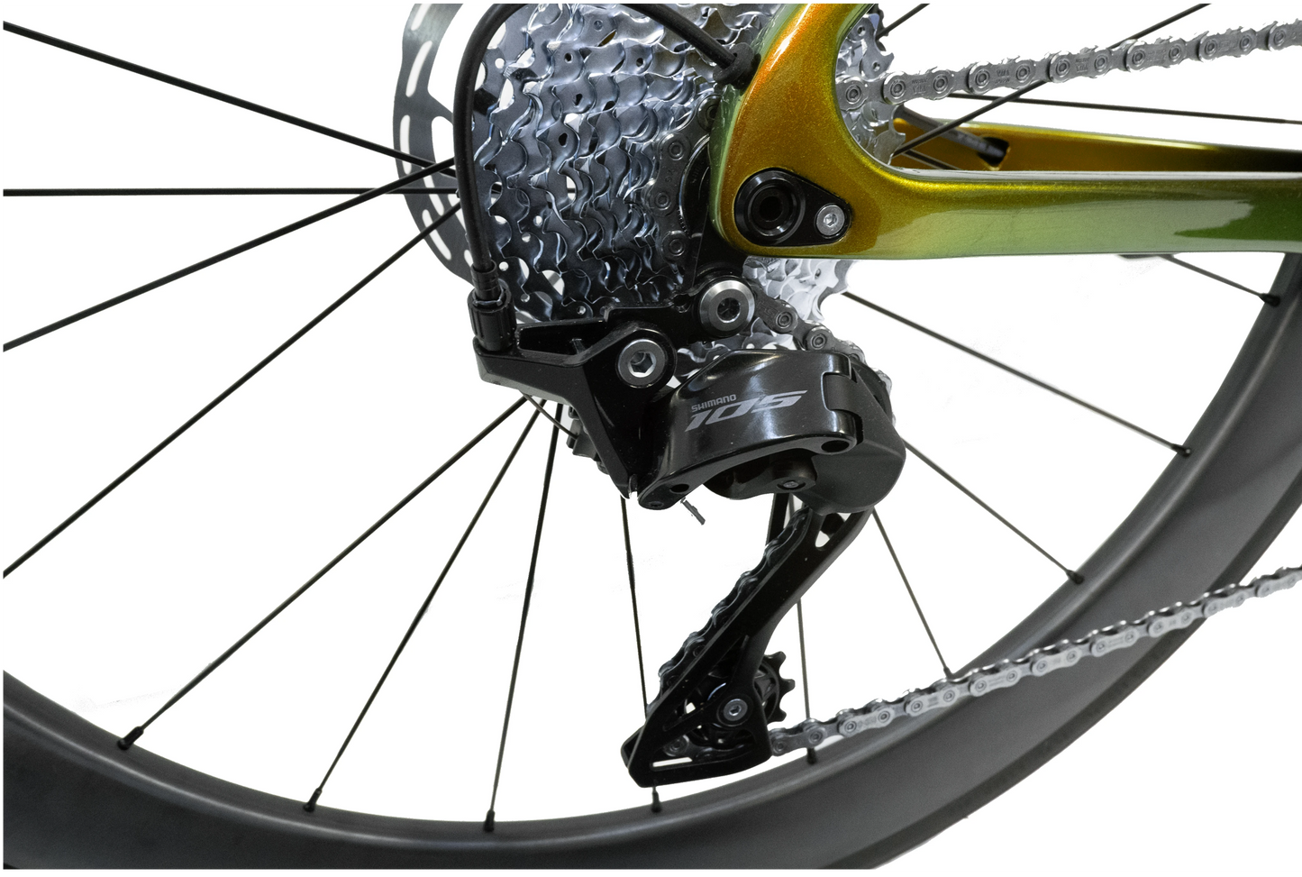 Bicicleta de carretera RINOS con cuadro de fibra de carbono, Odin 4.1, Shimano 105 ST-R7120, 24 marchas