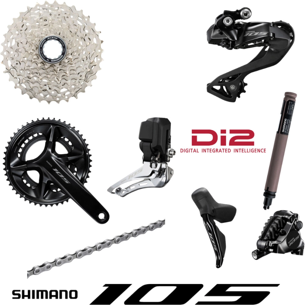 Grupo Shimano 105 Di2 R7170 de 2x12 velocidades