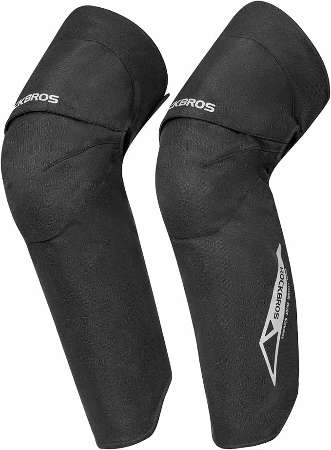 ROCKBROS Polainas Protectores de Rodillas Invierno 1 Par Rodilleras Fleece Cortaviento