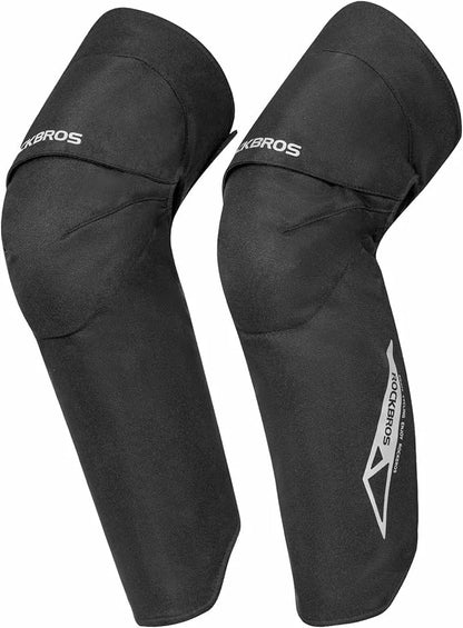 ROCKBROS Polainas Protectores de Rodillas Invierno 1 Par Rodilleras Fleece Cortaviento